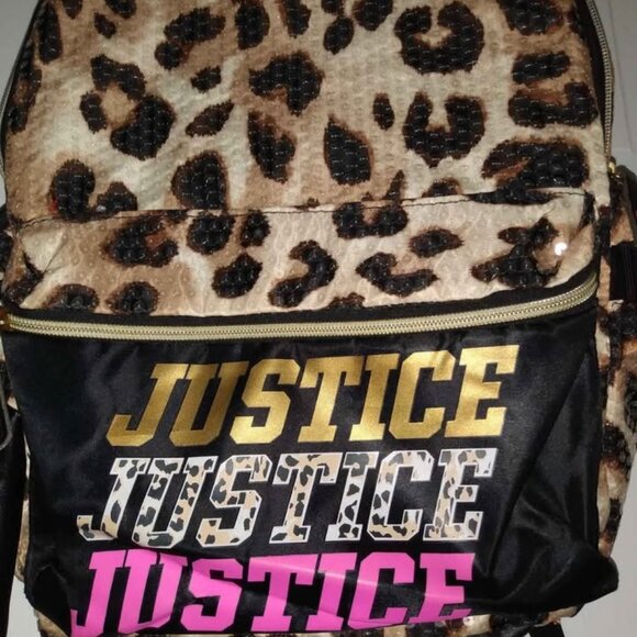 Justice Sequence Leopard Laptop Backpack - Picture 5 of 6